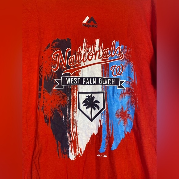 NWT Majestic 2019 Washington Nationals MLB Spring Training Scherzer #31 T-Shirt - Picture 2 of 8